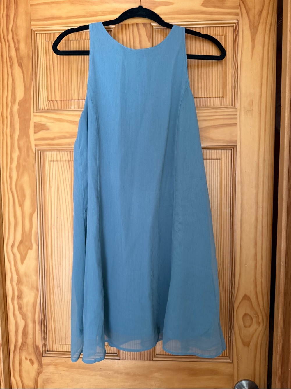 Abercrombie & Fitch Light Blue Sleeveless Shift Dress